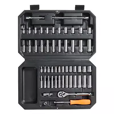 54Pc Socket Set 1/4  Drive Socket&Ratchet Set 6-Point Socket&Ratchet Set • $28.53