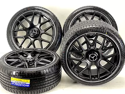 19  BLACK SATIN WHEELS RIMS TIRES FIT Mercedes Benz E S C S Style AMG S63 5X112 • $1799