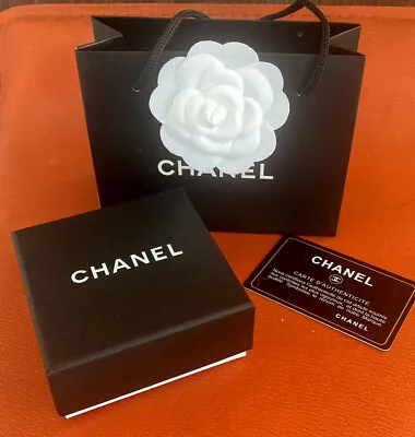 Authentic Chanel Bag Valvet Pouch Box & Card - BRAND NEW • £35
