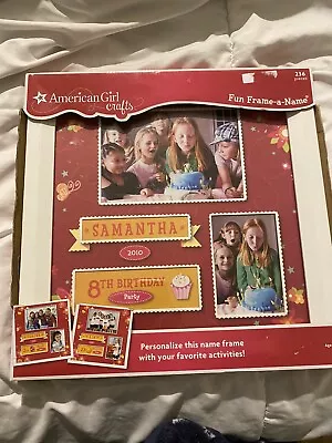 2 American Girl Crafts Fun Frame-A-Name 236-Piece Picture Frame • $18