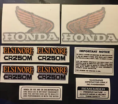 Elsinore CR250 CR250M Complete Decal Set NICE! • $26.99