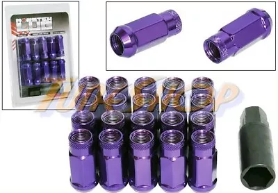 Monster Lug 14x1.5 M14 1.5 48mm Extended Wheels Nuts Acorn Rim Open En 20 Purple • $94.95