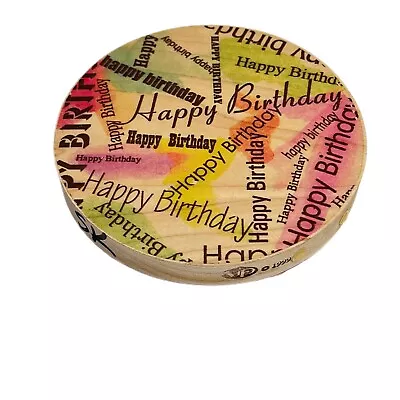 5  Rubber Stamp Vip Vintage 1999 Happy Birthday Unused • $12.50