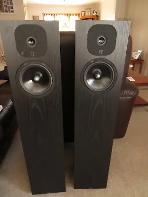 Neat Acoustics Momentum SX5i HiFi Floor Standing Speakers Black Oak. • £2150