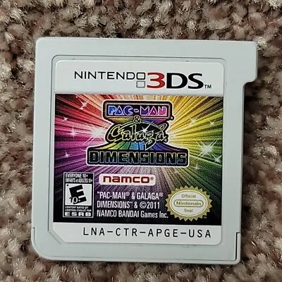 Pac-Man & Galaga Dimensions (Nintendo 3DS 2011) Game Only • $14.99
