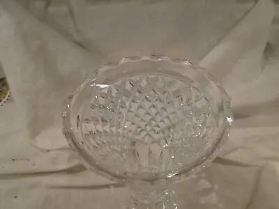Waterford Vase 8  Tall Exc. Cond. Unknown Pattern Clear Watermark • $39.99