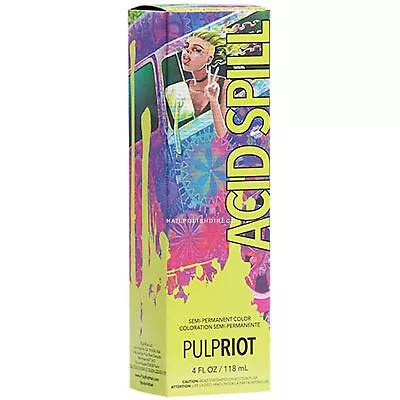Pulp Riot Semi-Permanent Cruelty-Free & Vegan Hair Dye - Acid Spill 118ml • £14.95