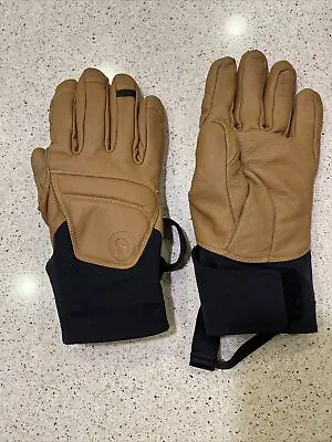 Mens Backcountry Snow Snowboard Ski Glove Leather Tan Gore-Tex Primaloft S NWOT • $49.90