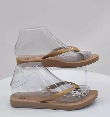 £11.16 • Buy Reef Ladies Uk 8 Eu 41 Gold Reef Escape Lux Sandals Flip Flops Rrp £23 Ad