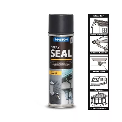 £25.90 • Buy Maston Leak Stop Spray N Seal Fix Clear Instant Waterproof Sealant Gutter 500ml 