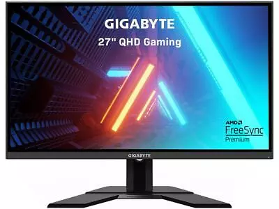 GIGABYTE G27Q 27  144Hz 1440P Gaming Monitor 2560 X 1440 IPS Display 1ms (MPRT • $219.99