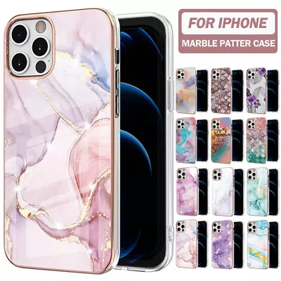 Pattern Case For IPhone 15 Pro Max 14 13 12 XS XR 8 Plus Bumper Shockproof Cover • $2.99