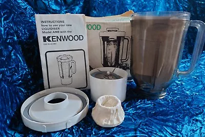 Kenwood Chef A989 Liquidiser Mixer White With Smoked Acrylic Goblet New In Box • £39.99