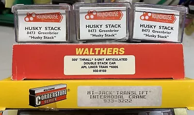 N Scale Intermodal Set Roundhouse And Walthers Cars And My-Jack Kit • $90