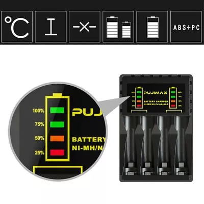 Dock Intelligent Battery Charger For AA AAA NI-CD NI-MH Rechargeable Batteries • £5.56