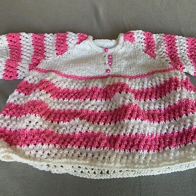 Newborn Hand Knitted Dress • £1