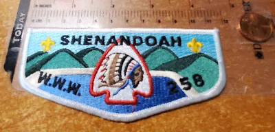 OA SHENANDOAH Lodge 258 Issue S11b Stonewall Jackson Area Council {ww} • $6.99