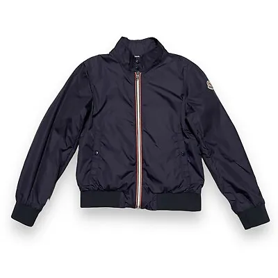 Auth Moncler Boys Blue Windbreaker Jacket Size 10 Years • $140