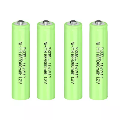 4x Rechargeable AAA Battery 300mAh Ni-MH Battery For Garden Solar Light Lamp US • $5.75