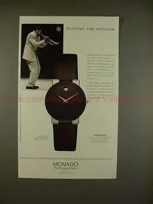 1999 Movado Safiro Watch Ad Wynton Marsalis - Art Form • $19.99