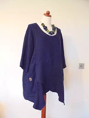 SAHARA - A Gorgeous Quirky Over Sized Tunic- Waffle Finish - LARGE  - Chest 46  • £14.99