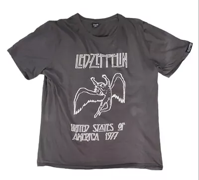 Led Zeppelin Licensing Essentials Men's T Shirt Size 4XL 2021 Grey SS VGC Music • $32.95