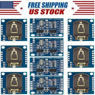 10X I2C RTC AT24C32 Real Time Clock Module Smart Home Control For Arduino DS1307 • $13.65