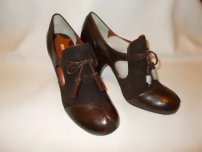 NEW! In Packaging! Max Studio Fine Brown Leather High Heel Shoes Wn's 8.5 M • $18