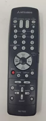 Mitsubishi RM-75502 TV VCR Remote Control • $7.99