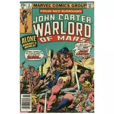 John Carter: Warlord Of Mars (1977 Series) #6 In VF Condition. Marvel Comics [o/ • $3.90