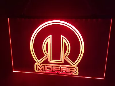 Mopar Led Neon Light Sign Game Room   Bar  Garage Sign (your Color Choice) • $34.88