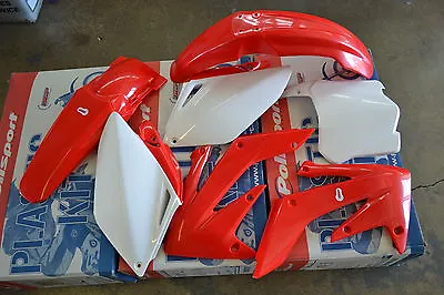 Polisport Honda Plastic Kit Crf250r Crf250 2008 2009 Red Shrouds  Fenders   • $89.99