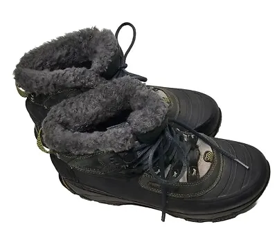 Merrell Boots Womens 7.5 Winterlude 6 Snow Grey Leather Waterproof Mid J87624 • $24.65