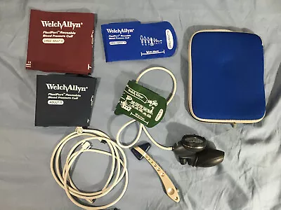 Welch Allyn Tycos Sphygmomanometer BP Cuffs +  Free Bag & Hammer • $245