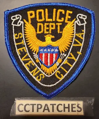 $24.99 • Buy Rare Stevens City, Virginia Police Shoulder Patch Va