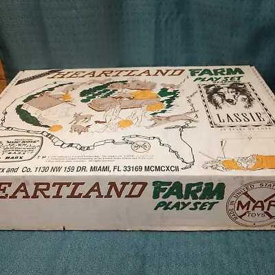 Marx Lassie Heartland Deluxe Play Set. (K) • $100