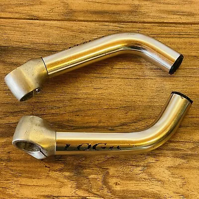 90s Era Ritchey Logic Expert Bar Ends Forged Alloy Clamp Long Bend Silver • $34.99