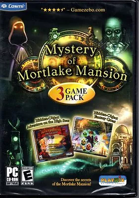 New Mystery Of Mortlake Mansion 3 Game Pack - Pc Cd - Xp/vista/7 - New Sealed • $6.95