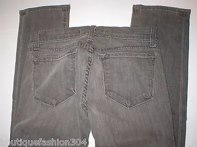 New J Brand Jeans Gray 24 Pencil Skinny 912 Womens 34 In Low Rise Tall Long USA  • $50.75