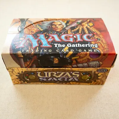 MTG: URZA'S SAGA Empty Tournament Pack Display Box - Magic - No Packs - 1998 • $45