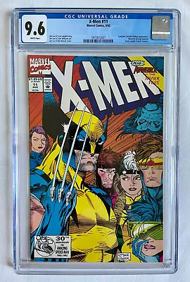 X-Men #11 CGC 9.6 WP  Iconic Jim Lee Cover  Marvel Comics 1991 • $79