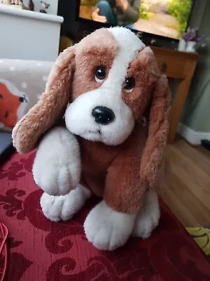 £6 • Buy 1980s  Sad Sam  By Russ Berrie Plush Brown Puppy Dog Soft 12  Toy. Poorly Paw 