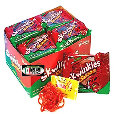 Lucas Salsaghetti Watermelon Flavored 12-pc In Box Mexican Candy Net Wt 10-oz • $13.99