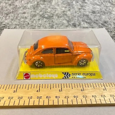 Vintage Mattel Mebetoys 70 Volkswagen VW Orange Serie Europa • $50