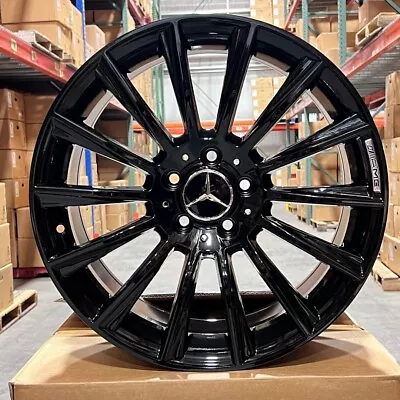 20  S63 Amg Style Gloss Black Wheels Rims Fits Mercedes Benz Gl3250 Gl450 Gl550 • $999