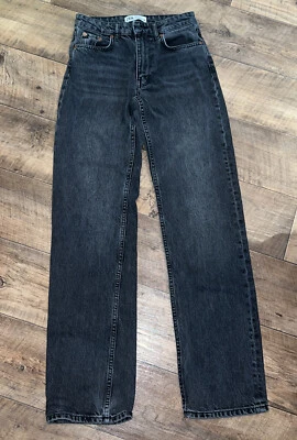 $8.54 • Buy Zara The Mid Waist Straight Jeans UK Size 6 Immaculate Inside Leg 32”