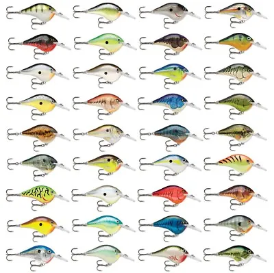 Rapala Dives-To Series DT06 2 Inch Balsa Wood Rapala Crankbait Bass Fishing Lure • $14.68