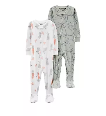 New Carter’s 12 Months Easter Footed Pajamas 2 Piece Set. • $18.50