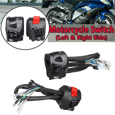 22mm 7/8  Universal Motorcycle Handle Bar Handlebar Switch Control Left & Right • $18.39