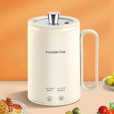 Portable Electric Kettle Travel Small Stew Pot Mini Cooker Personal Health Cup • $29.39